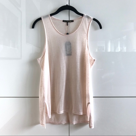 rag & bone Tops - 🚫SOLD🚫 NWT Rag & Bone Jean Blush Tank